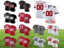 Cousue personnalisée 80 CJ Saunders 88 Jeremy Ruckert 9 Johnny Utah 97 Joey Nick Bosa Ohio State Buckeyes College Men Women Youth Jerse2733861