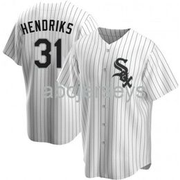 Cosido personalizado Liam Hendriks #31 Jersey de béisbol blanco XS-6XL