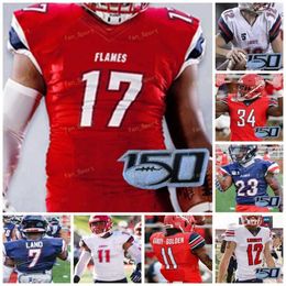 Maillot de football Liberty Flames personnalisé cousu NCAA College Malik Willis Durrell Johnson Gandy-Golden DJ Stubbs Kevin Shaa Rashad Jennings Eric Green