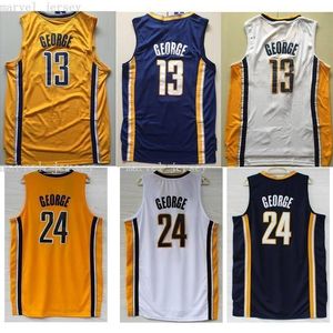 Cousu personnalisé Paul George Jersey Retro Vest femmes jeunes hommes maillots de basket-ball XS-6XL NCAA