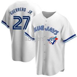 Gestikt Custom Vladimir Guerrero Jr. Wit Ver1 Baseball Jersey XS-6XL