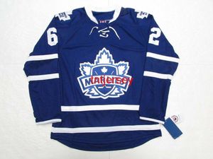 Stitched Custom William Nylander Toronto Marlies Blue Ahl Hockey Jersey Voeg elke naam Number Mens Kinder Jersey XS-5XL