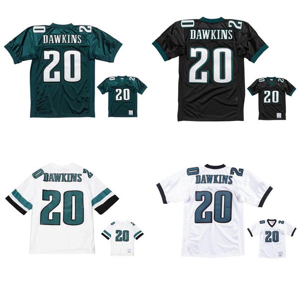 Jerseys de football cousus 20 Brian Dawkins 1996 Mesh Legacy Retired Retro Classics Jersey Men Women Youth S-6XL