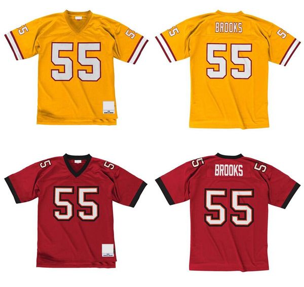 Jerseys de fútbol cosido 55 Derrick Brooks 1995 2002 Mesh Legacy Retired Retro Jersey Men Mujeres S-6XL