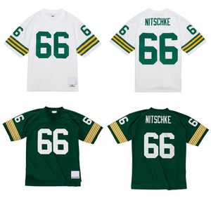 Jerseys de football cousus 66 Ray Nitschke 1966 Mesh Legacy Retrai Retro Classics Jersey Men Women Youth S-6XL