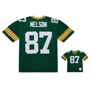 Gestikte voetbalshirts 87 Jordy Nelson 2010 Mesh Legacy Retro Classics Jersey Men Women Youth S-6XL