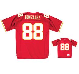 Gestikte voetbalshirts 88 Tony Gonzalez 2004 Mesh Legacy Retro Classics Jersey Men Men Women Youth S-6XL