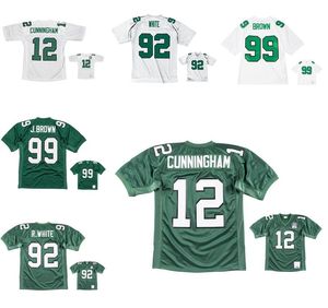 Jerseys de football cousus Randall Cunningham Reggie White Jerome Brown Brian Westbrook Michael Vick Mesh Legacy Retrai Retro Classics Jersey Men Women S-6XL