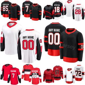 Stitched Hockey 19 Drake Batherson Jersey 72 Thomas Chabot 57 Shane Pinto 85 Jake Sanderson 18 Tim Stutzle 7 Brady Tkachuk 28 Claude Giroux Zwart Rood Man Vrouw Jeugd