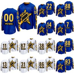 Stitched Hockey 2024 All-Star 87 Sidney Crosby Jerseys 86 Nikita Kucherov 16 Mitch Marner 34 Auston Matthews 88 William Nylander 44 Morgan Rielly 43 Tom Wilson Team