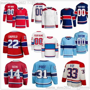 Chandails de hockey cousus 11 Brendan Gallagher 19 Larry Robinson 17 Josh Anderson 8 Mike Matheson 92 Jonathan Drouin 71 Jake Evans 28 Christian Dvorak 58 David Savard