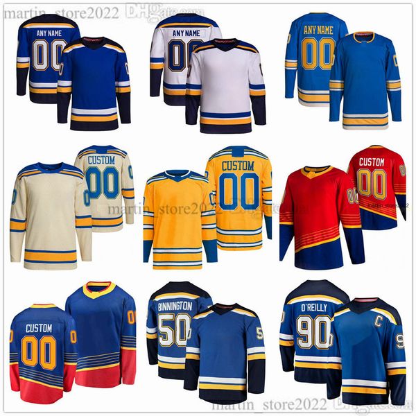 Maillots de hockey cousus 89 Pavel Buchnevich 70 Oskar Sundqvist 47 Torey Krug 72 Justin Faulk 79 Sammy Blais 20 Brandon Saad 42 Kasperi Kapanen 13 Alexey Toropchenko