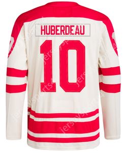 Maillots de hockey sur glace cousus Calgary 10 Jonathan Huberdeau 91 Nazem Kadri 88 Mangiapane 28 Lindholm