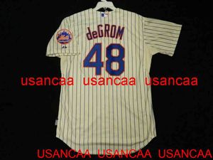 Cousu JACOB DEGROM COOL BASE JERSEY Maillots Hommes Femmes Jeunes Baseball XS-5XL 6XL