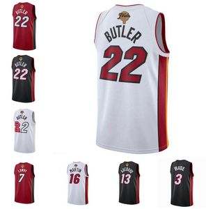 Maillot cousu Jimmy Butler Finals Caleb Martin Bam Adebayo Dwyane Wade Tyler Herro Victor Oladipo Robinson Love 2023 finales hommes S-6XL Maillots de basket