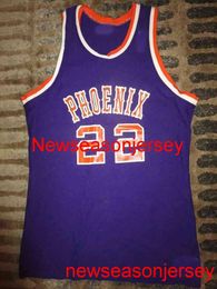 Gestikte Larry Nance #22 Basketball Game Jersey Borduurwerk Jersey Maat XS-6XL Custom Elke Naam Nummer Basketbal Jerseys