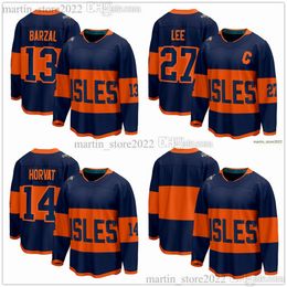 Stitched Navy 2024 Stadium Series Hockey Jersey 13 Mathew Barzal 27 Anders Lee 14 Bo Horvat 29 Brock Nelson 30 llya Sorokin 44 Jean-Gabriel Pageau 40 Semyon Varlamov