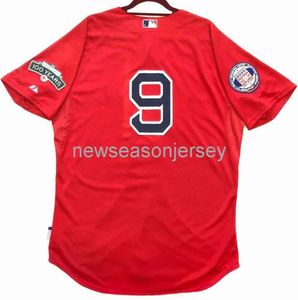 Gestikte retro jersey ted Williams coole basis rode jersey mannen vrouwen jeugd honkbal jersey xs-5xl 6xl