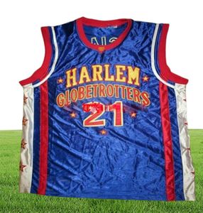 Gestikte Special K 21 Harlem Globetrotters Basketball Jersey Mens Embroidery Jersey Maat XS6XL Aangepast ELKE NAAM NUMMER Basketball3338031