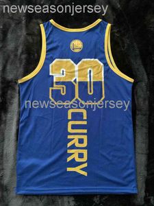 Débardeur Stephen Curry # 30 cousu Personnalisez n'importe quel nom de maillot de basket-ball XS-5XL 6XL