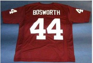 cosido Vintage # 44 BRIAN BOSWORTH CUSTOM College Football Jersey tamaño s-4XL personalizado cualquier nombre número jersey