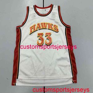 Cousue vintage Shelden Williams # 33 Jersey de basket-ball jersey xs-5xl 6xl