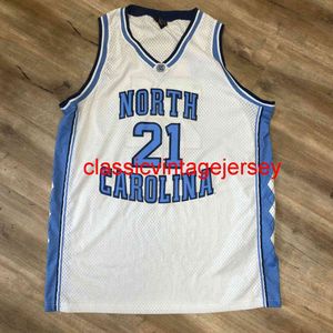 GestiktJAWAD WILLIAMS NORTH CAROLINA UNC TAR HEELS 2002 COLLEGE BASKETBAL JERSEY Borduurwerk Custom Elke Naam Nummer XS-5XL 6XL