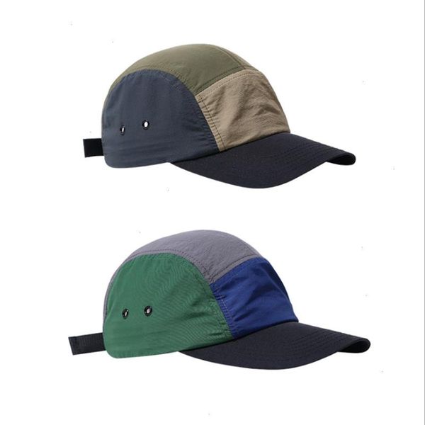 Casquette de Baseball ajustable avec ombrage extérieur, couleur de couture, chapeau de papa Hip Hop unisexe printemps-été