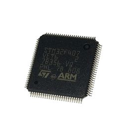 STM32F407 LQFP100 MCU 32-bits STM32F ARM Cortex M4F RISC 512KB Flash 2 5V 3 3V 100-pins LQFP STM32F407VET6158s