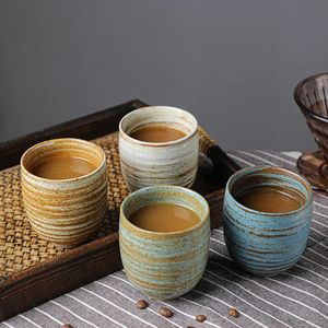 Stoare Coffee Mug Vintage Handmade Glaze grote theekop keramische creatieve persoonlijke waterbekers meester tweekleurig espresso 200 ml 231221