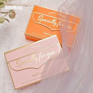 Stobag 5 stks / partij Speciaal voor jou Wedding Geschenken voor gasten Candy Chocotale Verpakking Papieren Box Valentijnsdag Gunst 210602