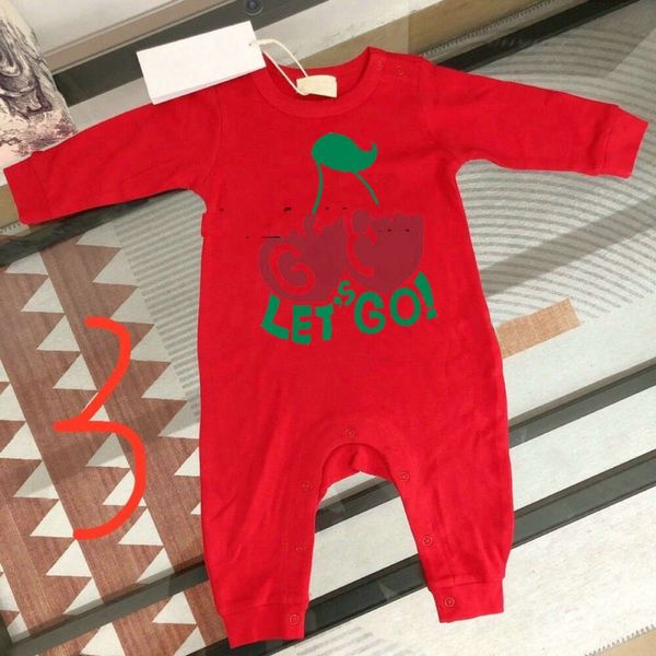 Stock 100% coton Infant In Born Baby Boy Girl Designer Marque Lettre Costume Salopette Vêtements Combinaison Enfants Body Bébés Outfit Romper Outfi