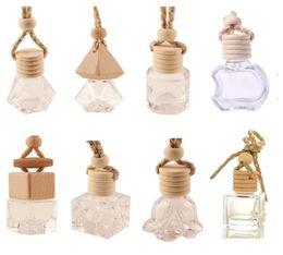 Stock Car Suspendus Bouteille En Verre Vide Parfum Aromathérapie Diffuseur Rechargeable Air Fresher Parfum Pendentif Ornement FY5288 07049803610