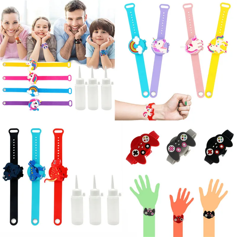 STOCK Hand Sanitizer Bracelet Bracelet Baseball Sanitizer Distributeur