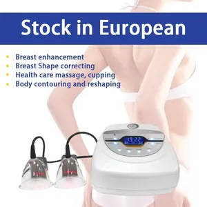 Stock en Europe Fast Vacuum Therapy Massage Amincissant les fesses Agrandisseur Amélioration du sein Mise en forme du corps Levage Utilisation à domicile Machine de soins de santé