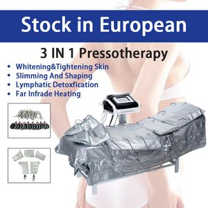 Stock en Espagne Multifonction Professionnel 3 en 1 Bio Ems Pressothérapie Infrarouge Presoterapia Minceur Wraps Costume Avec Tapis Pour Lymphatique