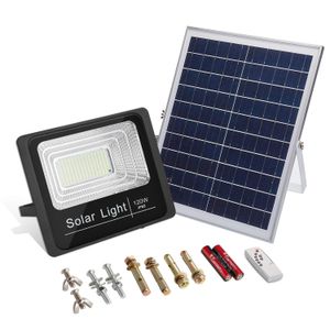 Haute qualité 25W 40W 100W 120W panneau à énergie solaire Led télécommande projecteurs extérieurs projecteur jardin extérieur réverbère