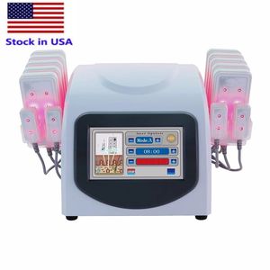 Bouillon in US 5MW Lipo Laser Lipolyse Slimming Machine Lllt 10 LargePads 4 Smallpad 104 diode 635nm 650 nm Cellulitis Beauty Equipment Spa
