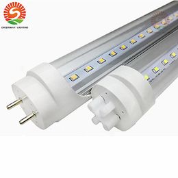 Stock aux États-Unis Dimmable 4ft 1200mm T8 Led Tube Lumières Haute Luminosité 20W 22W Chaud Blanc Froid Led Ampoules Fluorescentes AC 85-265V