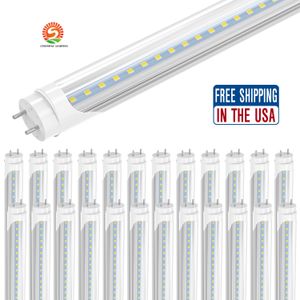 Stock aux États-Unis - Tube LED de 1,2 m Lumières T8 18 W 20 W 22 W SMD2835 Ampoules fluorescentes LED de 1,2 m 1200 mm 85 V-265 V G13 Éclairage de magasin