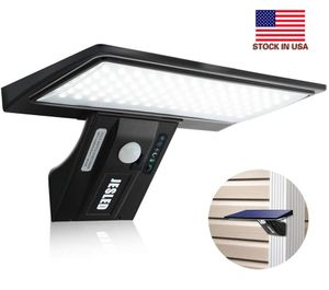 Stock aux États-Unis + 90 LED Lampes solaires Capteur de mouvement extérieur LED Lampes solaires pour cour Patio Garage Étanche 3 modes Super lumineux