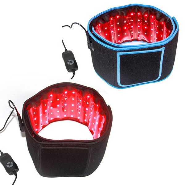 Stock aux États-Unis LED Sliming Belt Belt Light Rouge infrarouge Thérapie Baltes de soulagement de la douleur CELLULITE Lllt Lipolyse Corps Sculpting 660 Nm 850 Nm Laser Lipo