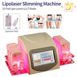 Voorraad In Usa Professionele Lipo Laser Afslanken Machines 5Mw 635Nm-650Nm Lipo Laser 14 Pads Cellulitis Verwijdering Schoonheid lichaam Shaping358
