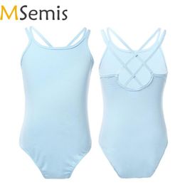 STOCK MSemis enfants filles Costumes de danse ballerine body robe de Ballet Tutu gymnastique justaucorps Dancewear scène Wear190O