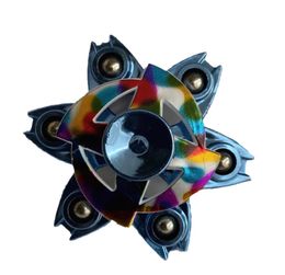 Nieuwe dubbellaagse fidget spinner decompressie kinderspeelgoed Hand Spinner Tik Tok met dezelfde vinger spinners fabriek