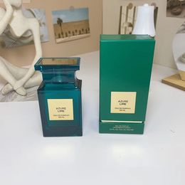 Perfume en stock para mujer Marca de diseñador Fragancia Azure Lime Parfums para mujer Eau De Parfum Spray 50 ml 100 ML Spray Aromas de larga duración Regalos para niñas Parfum Envío rápido