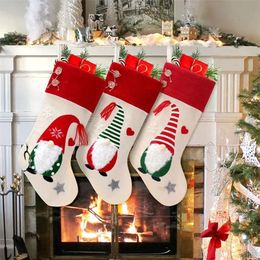 Kous Hangende Kerst Gezichtsloze Pop Leuke Sokken Voor Feestdecoratie En Kerstdag DHL