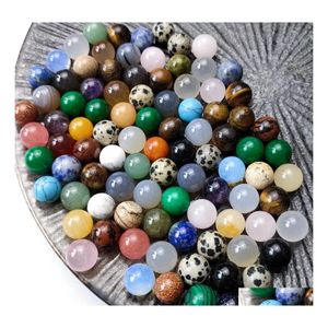 Steen 10 mm ronde bal reiki natuurlijke tuimelstenen polijsten rotskwarts yoga energie kraal voor chakra genezende decoratie dhseller2010 dhzym