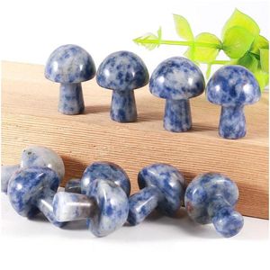 Steen 20 mm Mini Madsstoelplant Stand Ornament Sodalite Sodalite Huisdecoratie Crystal Polishing Gem Drop Delivery Sieraden Dhgarden DHOC4