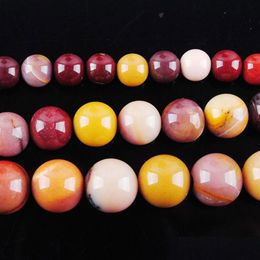 Pierre 6 8 10Mm Rond Mookaite Jaspe Perles De Pierre Naturelle Pour La Fabrication De Bijoux Femme Collier À Faire Soi-Même Bracelet 15.5 Pouces By905 Dro Whole2019 Dhpwo